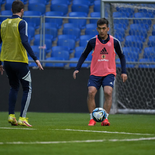 Kazakhstan national team's training session - Photos