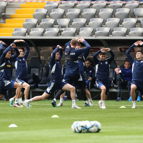 Kazakhstan pre-match training session - Photos