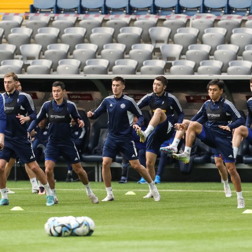 Kazakhstan pre-match training session - Photos