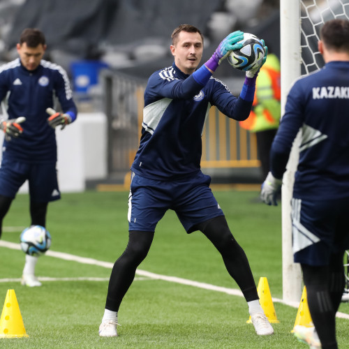 Kazakhstan pre-match training session - Photos