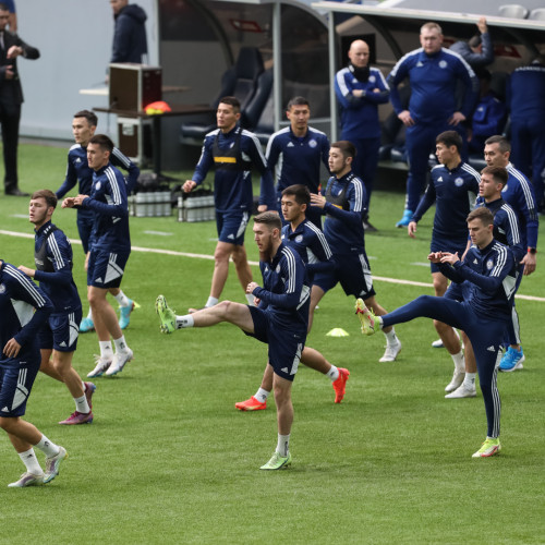Kazakhstan pre-match training session - Photos