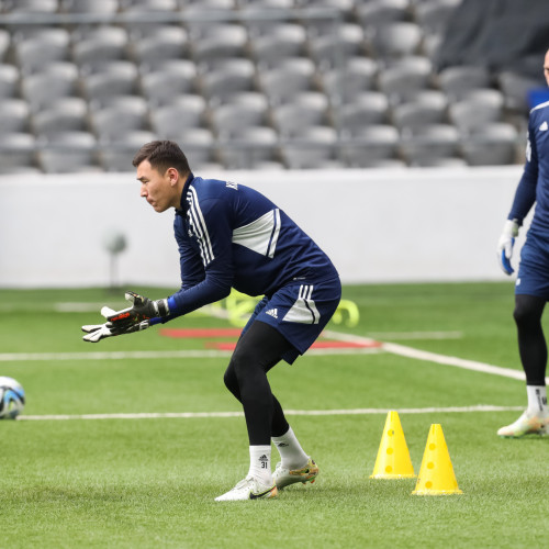 Kazakhstan pre-match training session - Photos