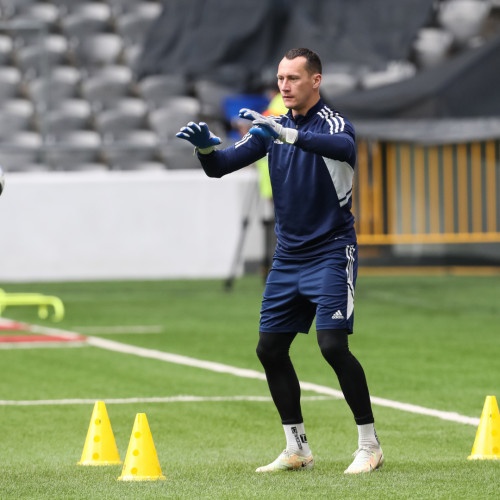 Kazakhstan pre-match training session - Photos
