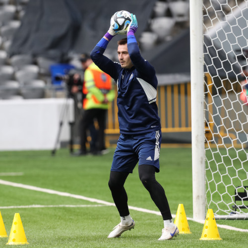 Kazakhstan pre-match training session - Photos