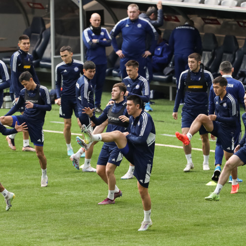 Kazakhstan pre-match training session - Photos