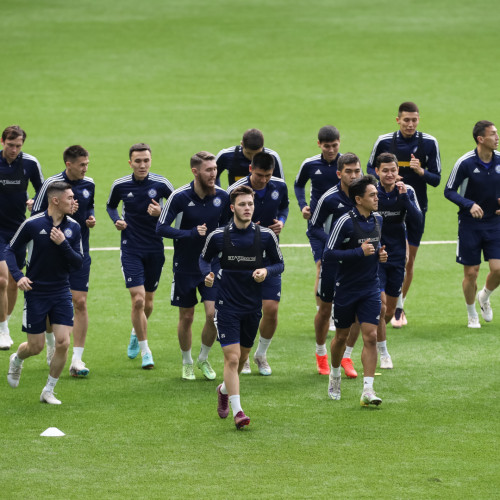 Kazakhstan pre-match training session - Photos