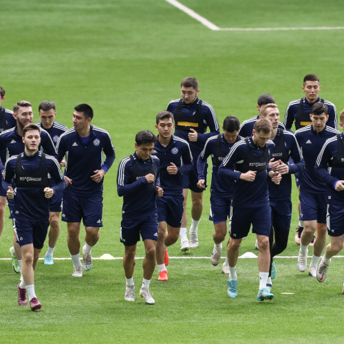 Kazakhstan pre-match training session - Photos