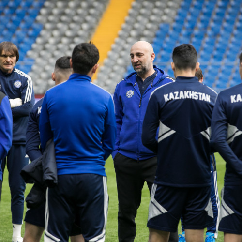 Kazakhstan pre-match training session - Photos