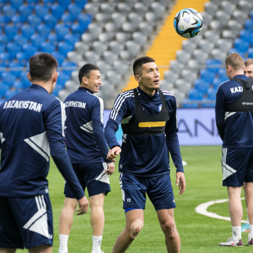 Kazakhstan pre-match training session - Photos