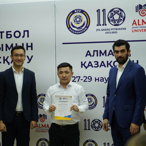 Educational program in football management officially launched in Kazakhstan