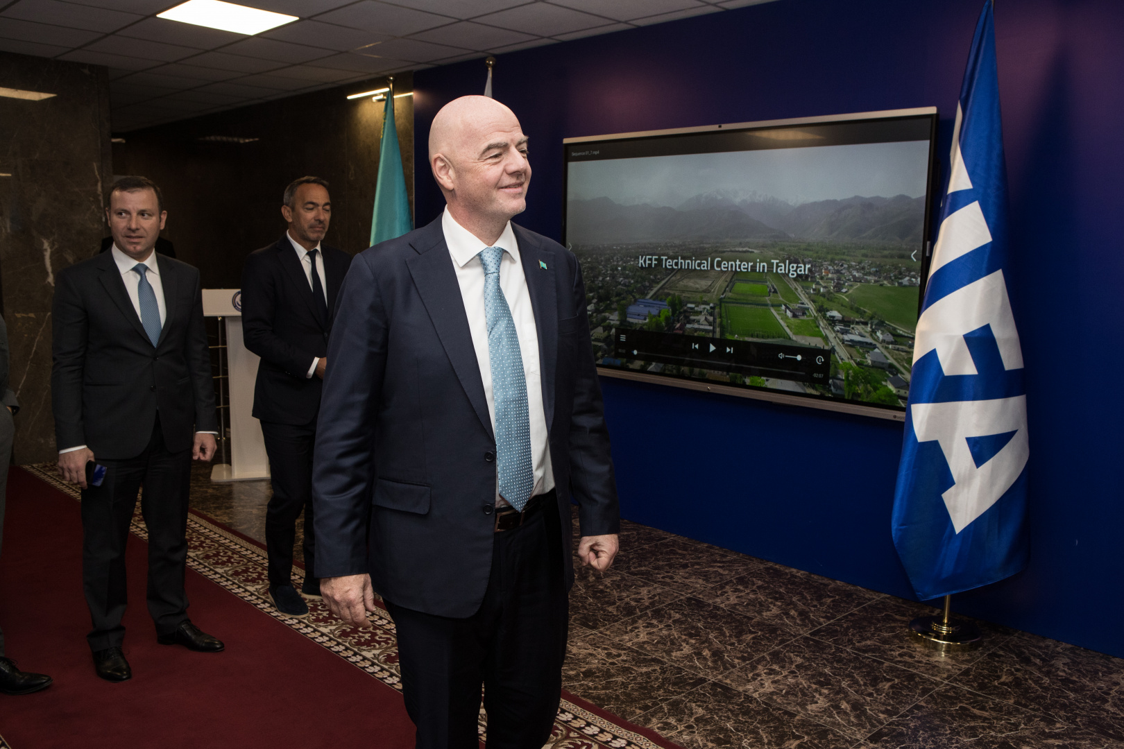 FIFA President visits Football House