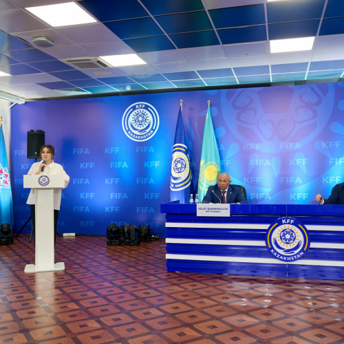 ҚФФ және ФИФА президенттерінің қатысуымен баспасөз мәслихаты өтті
