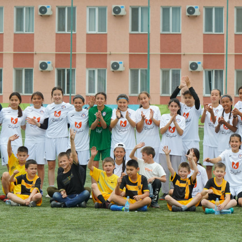 Football festival for children from orphanages held in Shymkent