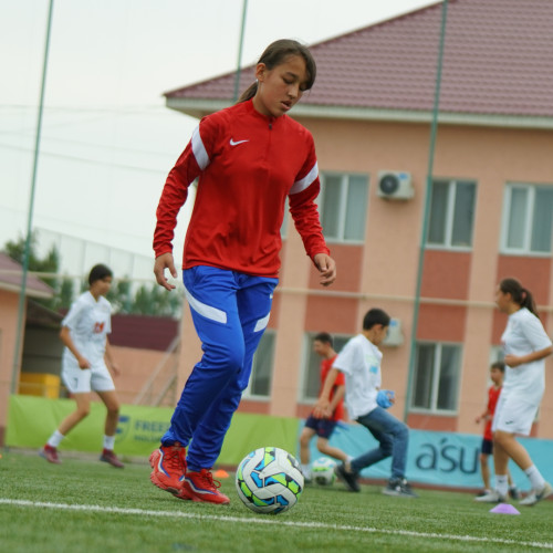 Football festival for children from orphanages held in Shymkent
