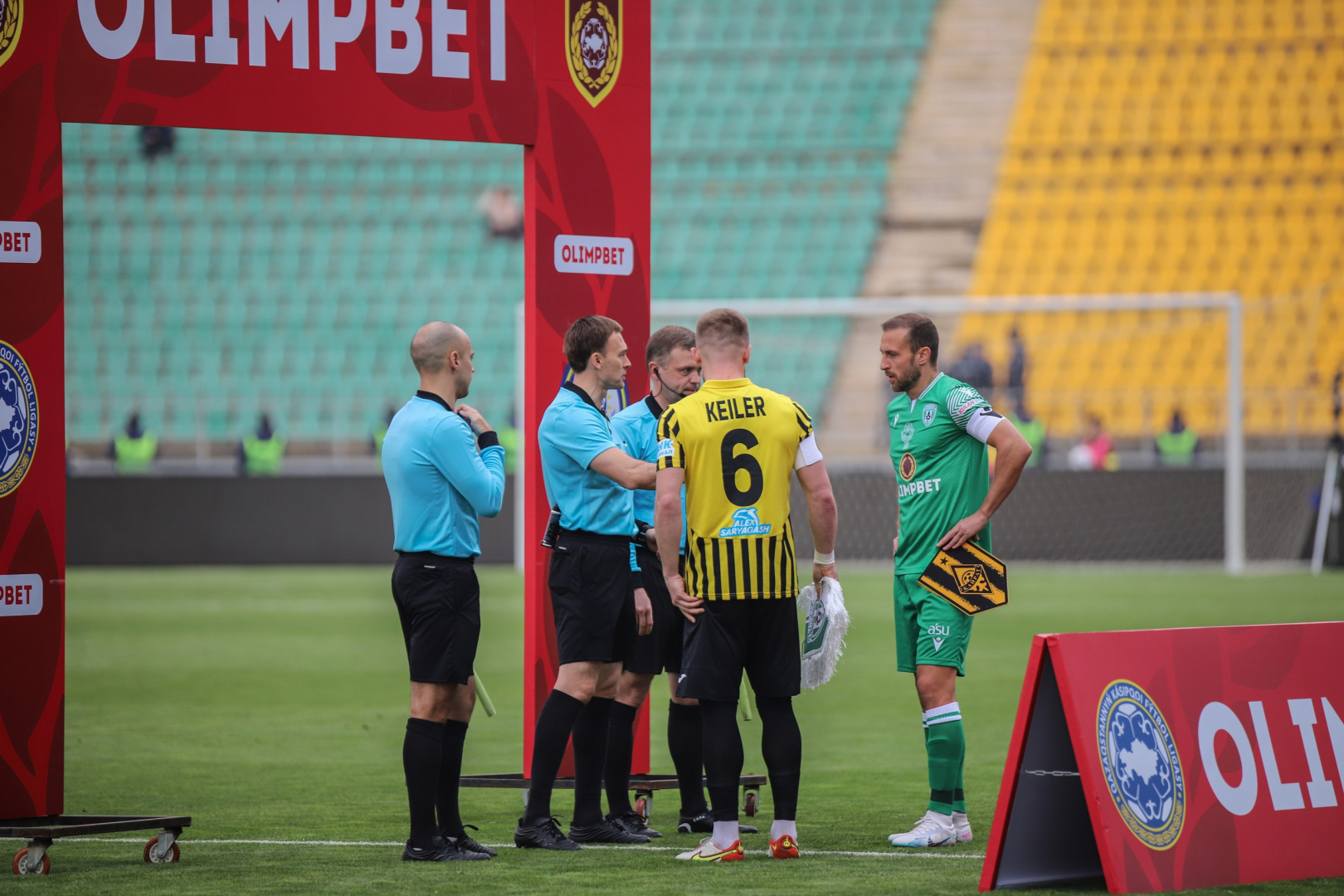Футболдан OLIMPBET-Қазақстан чемпионатының X турына тағайындалған төрешілер