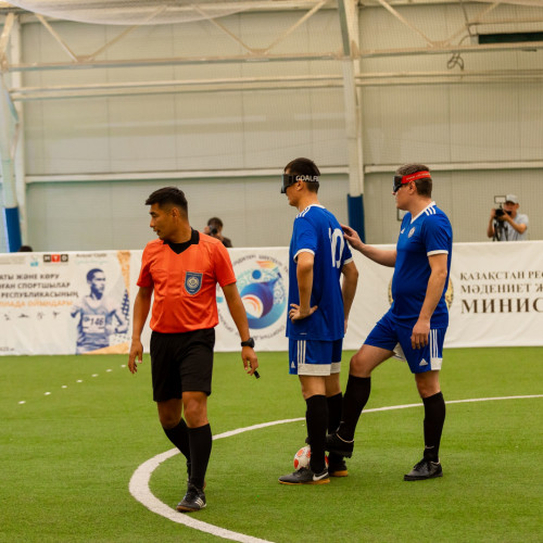 Завершилась шестая Паралимпиада РК по Blind Football