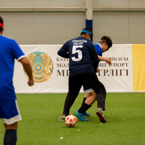 Завершилась шестая Паралимпиада РК по Blind Football