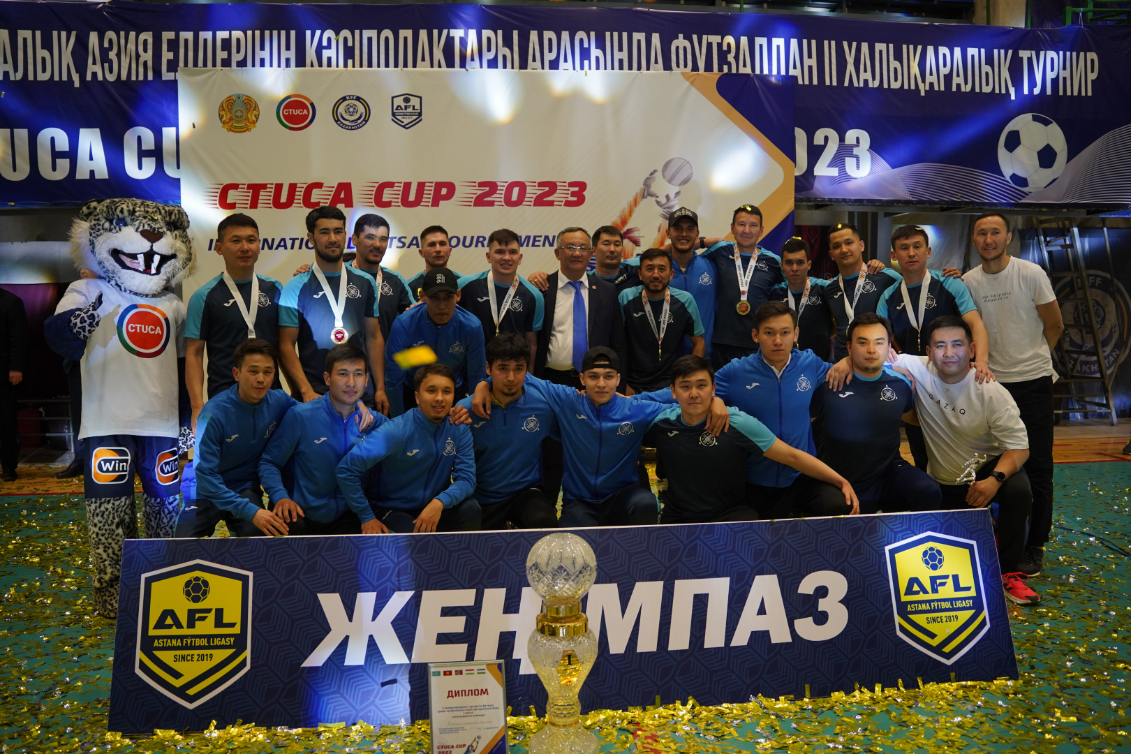 В Астане прошел футзальный турнир «CTUCA CUP» среди профсоюзных работников стран Центральной Азии