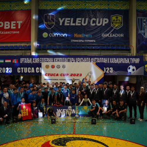 В Астане прошел футзальный турнир «CTUCA CUP» среди профсоюзных работников стран Центральной Азии
