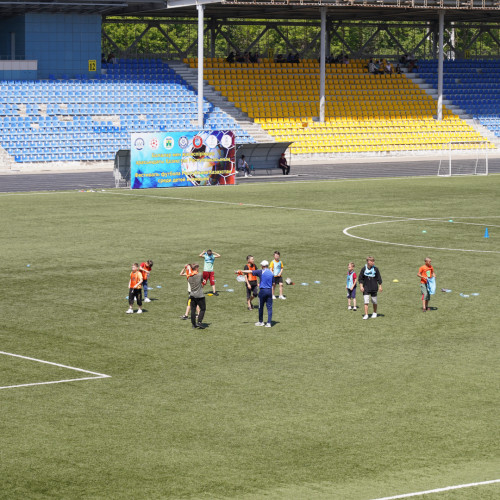 Праздник футбола для воспитанников детских домов состоялся в Усть-Каменогорске