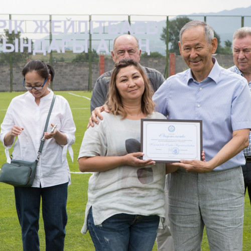 Football field in Talgar has been named after Kazakhstani footballer