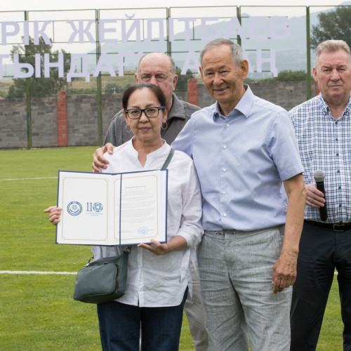 Football field in Talgar has been named after Kazakhstani footballer