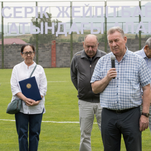 Football field in Talgar has been named after Kazakhstani footballer