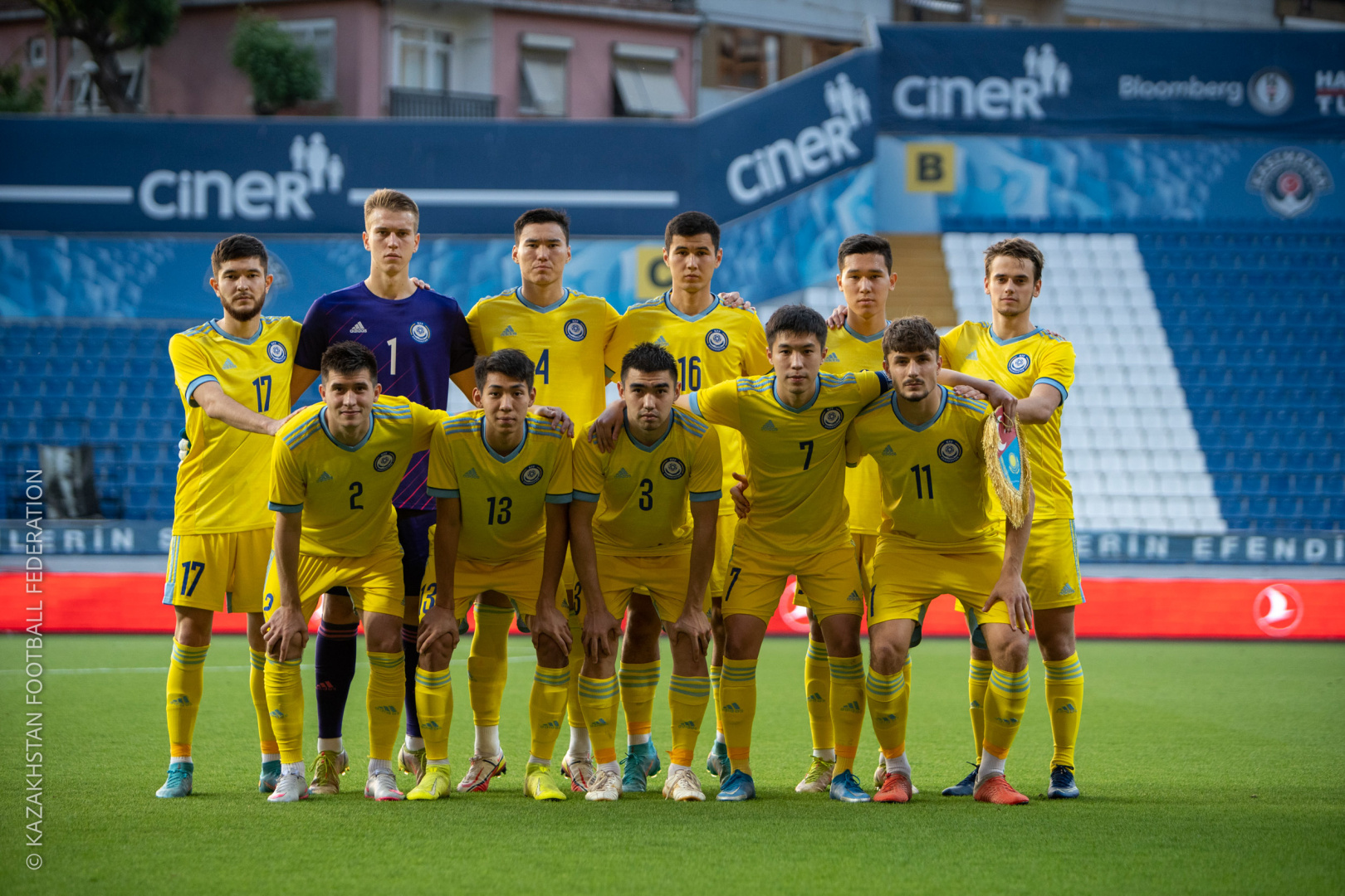 Kazakhstan U-21 squad against Hungary and Belgium
