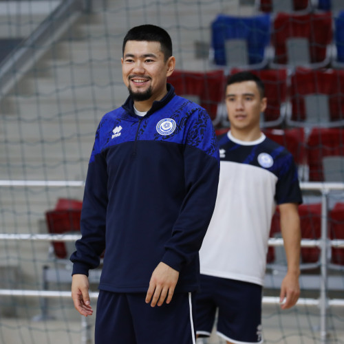 Kazakhstan futsal team in Baku - Photos