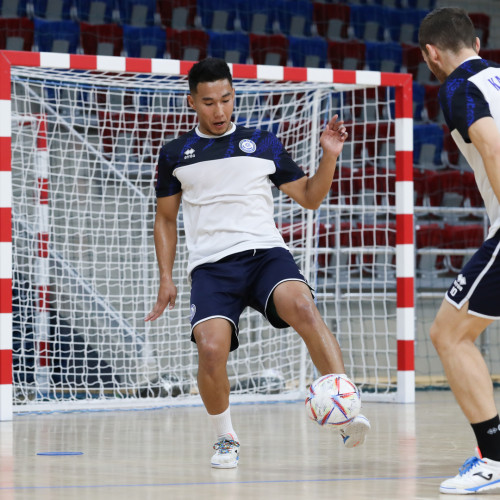 Kazakhstan futsal team in Baku - Photos