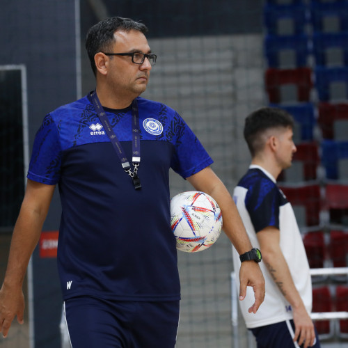 Kazakhstan futsal team in Baku - Photos
