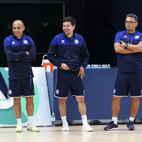 Kazakhstan futsal team in Baku - Photos