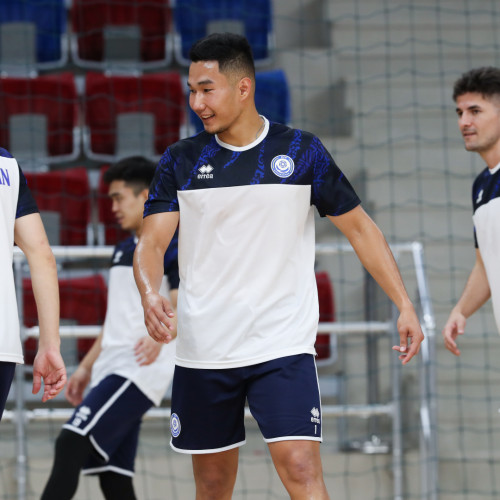 Kazakhstan futsal team in Baku - Photos