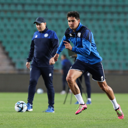Kazakhstan national team's training session