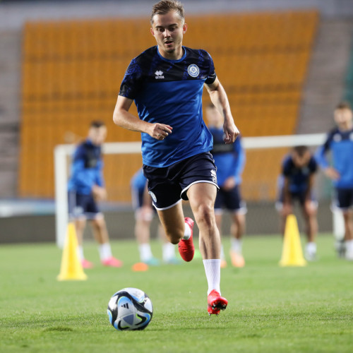 Kazakhstan national team's training session