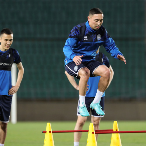 Kazakhstan national team's training session