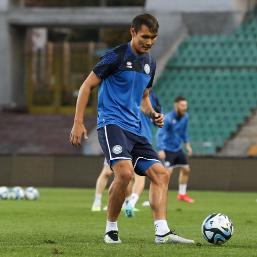 Kazakhstan national team's training session