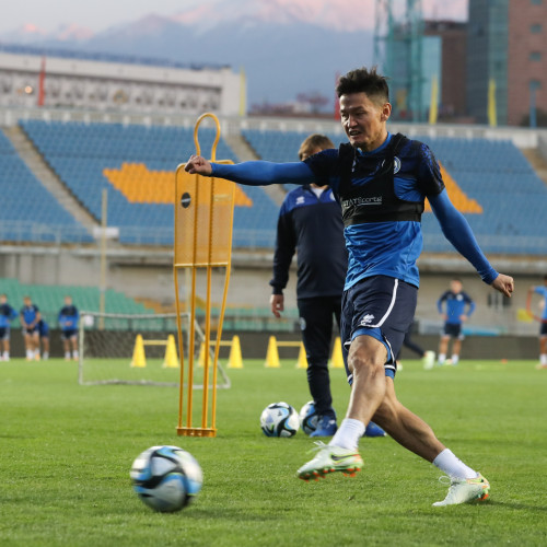 Kazakhstan national team's training session