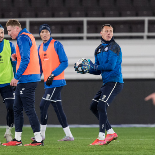 Қазақстан ұлттық құрамасының Хельсинкидегі ойын алды жаттығуынан фоторепортаж