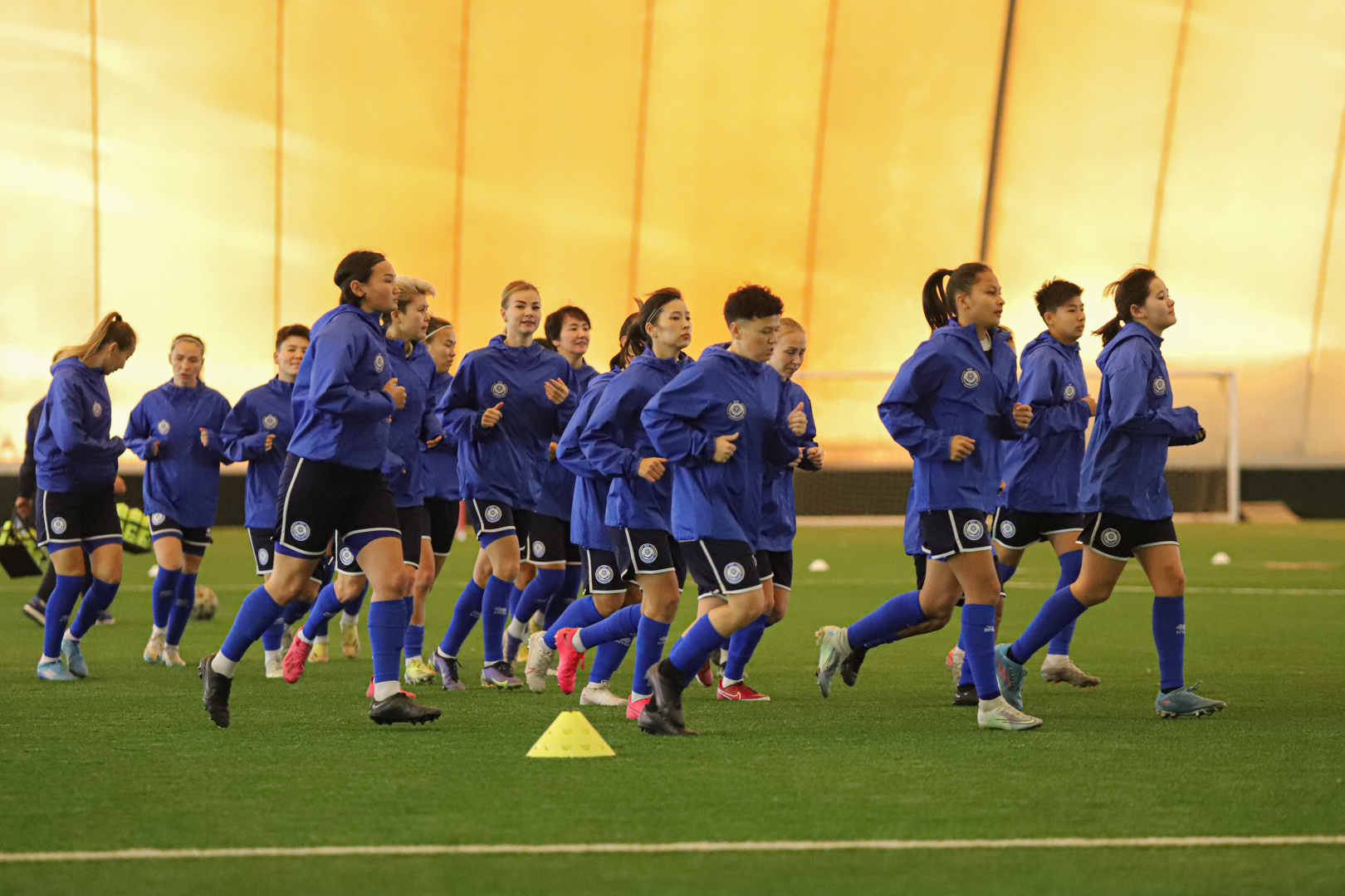 Kazakhstan women's squad against Israel