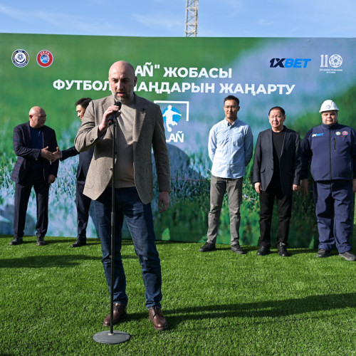 ҚФФ «Ордабасы» тәрбиеленушілеріне жаңа футбол алаңын сыйға тартты