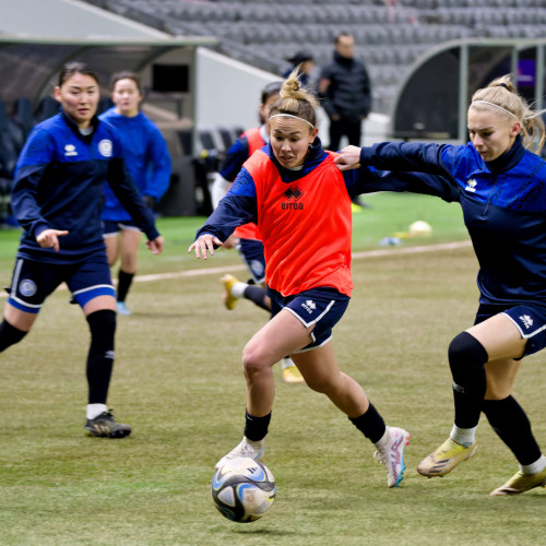 Kazakhstan Women's Team's Training Session
