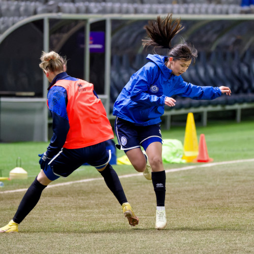 Kazakhstan Women's Team's Training Session