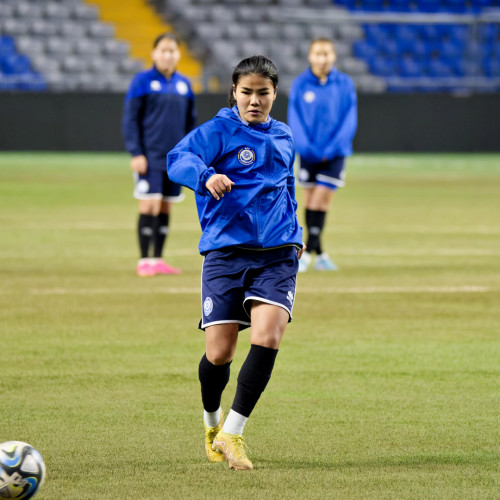 Kazakhstan Women's Team's Training Session