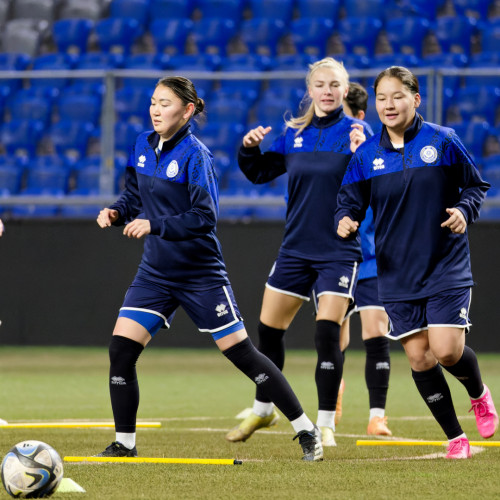 Kazakhstan Women's Team's Training Session