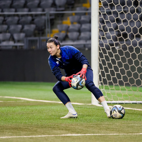 Kazakhstan Women's Team's Training Session