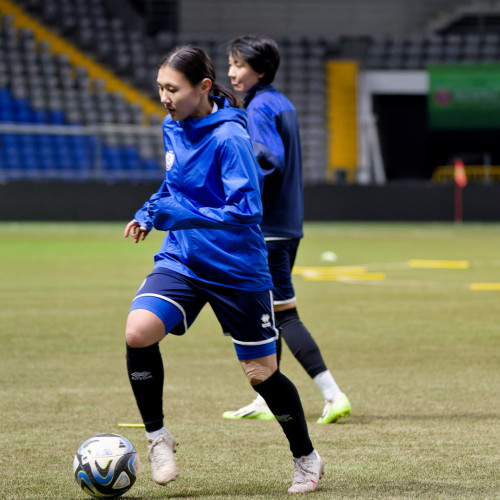 Kazakhstan Women's Team's Training Session