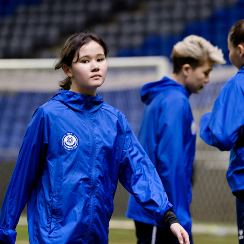 Kazakhstan Women's Team's Training Session