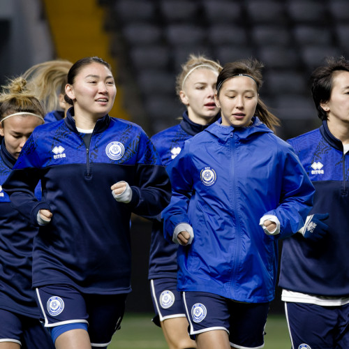 Kazakhstan Women's Team's Training Session