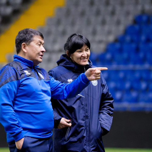Kazakhstan Women's Team's Training Session
